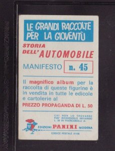 Italian Advertising- Great Collections for Youth History of the Automobile Album