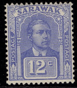 SARAWAK GV SG84, 12c bright blue, M MINT.