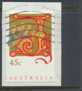 Australia  SG 1433  SC# 1355 Used SA Christmas 1993 see details & scan    