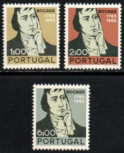 Portugal Sc #991-993 Mint Hinged