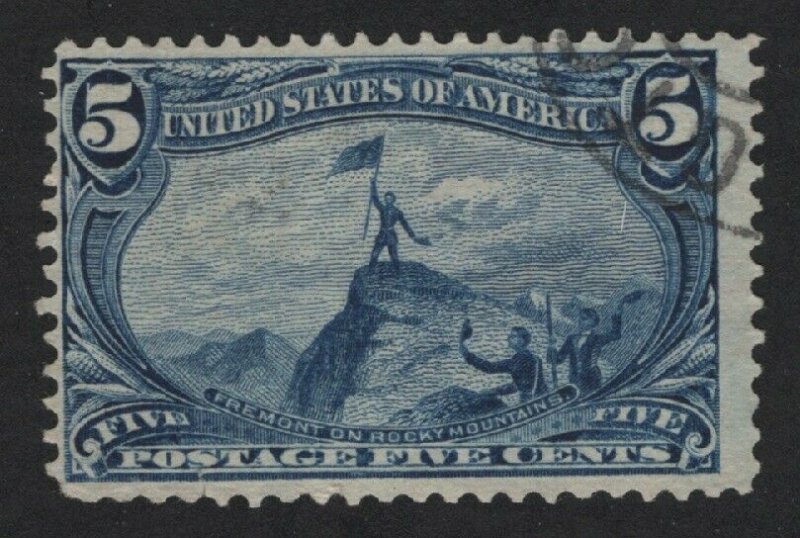 United States USED Scott Number 288  F-VF P2  - BARNEYS