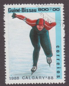 Guinea-Bissau 710 Olympic Speed Skating 1988