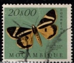 Mozambique - #383 Butterflies - Used