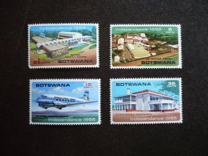 Stamps - Botswana - Scott# 1-4 - Mint Hinged Set of 4 Stamps