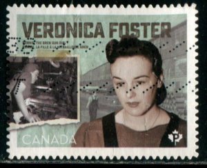 3241 Canada (92c) Veronica Foster SA, used