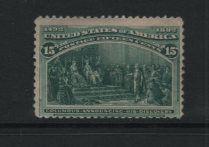 USA #238 Mint fine Never Hinged