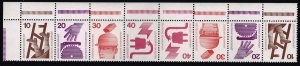 Germany 1972 Sc.#1075b MNH tête-bêche of booklet sheet,  Accident Prevention