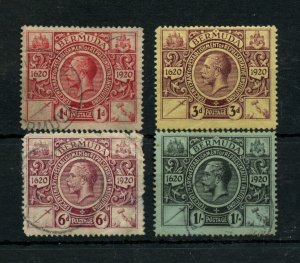 ?BERMUDA Scott #73 / 79 as shown, 1sh no gum used+ mint H Cat $138 -  4 stamps