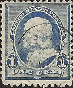 # 219 DULL BLUE USED BEN FRANKLIN SCV-0.75