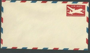 UC18 6c Carmine Mint Entire Wmk 45 Size 13