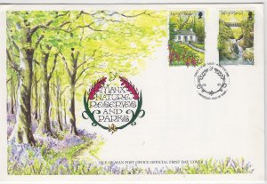 Isle of Man -  1999 Manx Nature reserves Pair on FDC