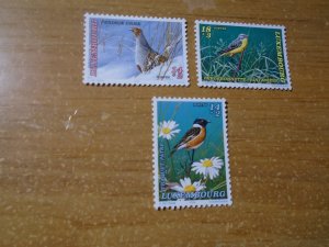 Luxembourg  # B391-93   MNH   Birds