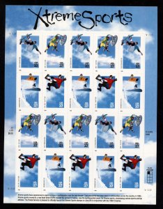 SCOTT 3321-24 1999 33 CENT EXTREME SPORTS SHEET MNH VF CAT $15!