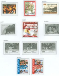 French Polynesia #793/806 Mint (NH) Single (Complete Set) (Military)