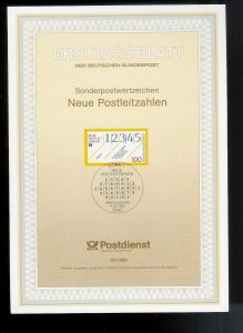 GERMANY (52) Ersttagsblatt FDC Presentation Cards