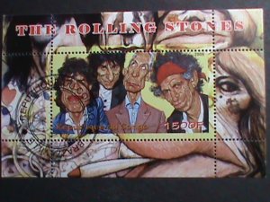 CONGO-2009- WORLD FAMOUS BAND-THE ROLLING STONES-CTO NH S/S VERY FINE