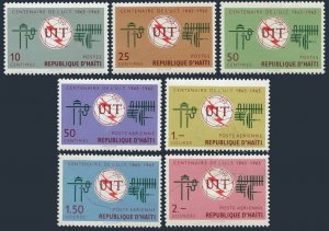 Haiti 526-528,C242-C245,C245a,MNH.Michel 826-832,Bl.31. ITU-100,1965.Equipment.