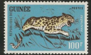 Guinea Scott 253 MH* 1962 Leopard stamp