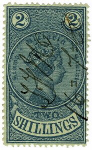 (I.B) Australia - Victoria Revenue : Stamp Statute 2/- (number watermark)