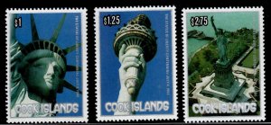 Cook Islands Scott 903-915 Statue of Liberty stamp set MNH**.