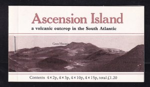 Ascension  #282a   MNH  1981  booklet flowers