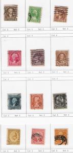 WASHINGTON BICENTENNIAL ISSUE, SCOTT# 704-715