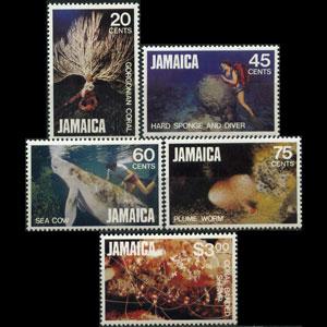 JAMAICA 1982 - Scott# 523-7 Marine Life Set of 5 NH