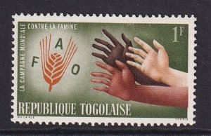 Togo   #445 MNH  1963  FAO  1fr
