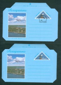 Aland. 2 Aerogram 1996. Seagull. Postage Paid, With FD Cancel.+ Unused.