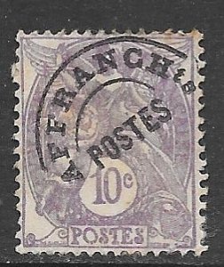 France 115: 10c Liberty, Equality, Fraternity, precancel, used, F