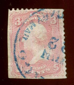 SC# 64 - 65  3¢ BLUE CHICAGO SUPPLEMENTARY MAIL CANCEL