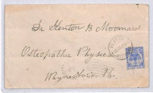 BERMUDA KEVII Cover *Flatts* CDS USA PA Waynesboro 1911 {samwells-covers}YC152