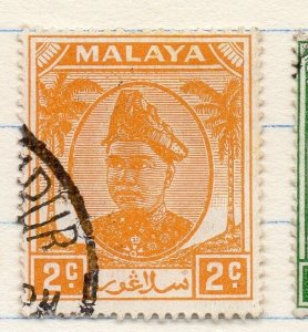 Malaya 1949 Selangor Early Issue Fine Used 2c. 206980