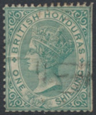 British Honduras   Sc#  3   Used  cut edge  please read details  see scans 
