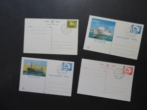 Israel 1957 - 1963 24 Postal & Reply Cards / FDC or Event Cancels - M287