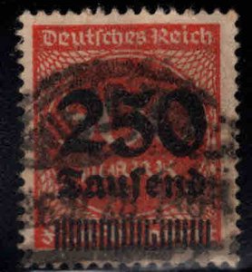 Germany Scott 260 Used hyper inflation surcharged single