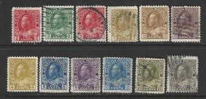 Canada 106-7, 109-13, 116-20 Used SC:$25.00