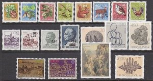 YUGOSLAVIA 1970s - various commems MNH......................................W404