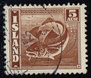 Iceland #219c Codfish; Used (1.40) (3Stars)