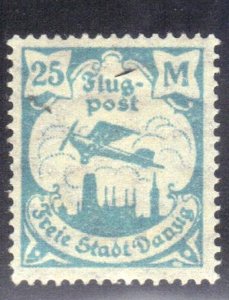 DANZIG SCOTT # C14 MINT HINGED 1923 AIRMAIL