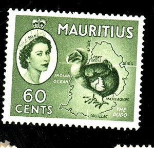 AURITIUS 261 MINT FVF OG LH Cat $12