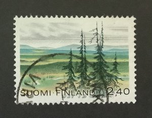 Finland 1985/90  Scott 717  used - 2.40m,  Urho Kekkonen National Park