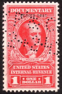 1941, US $1, Documentary, Used, Sc R323