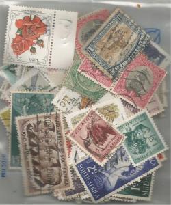 SOUTH AFRICA, used/mint mixed x100 (all different).1