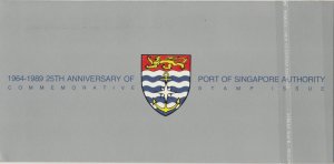 1989 25th Anniversary of Port of Singapore Authority FDC SG#588-591