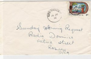 Dominica 1972 GPO Dominica Cancel Banana Shipment Stamp Cover Ref 33607