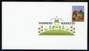 Scott 4912-4915 Farmers Market Set of 4 DCP Cancel First Day Covers