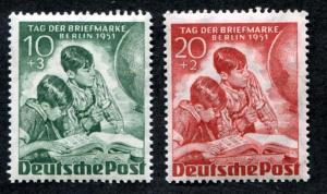 Germany- Berlin 9NB6-7 MNH Music Stamp Day