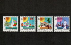 Antigua 1972 - New York City - Set of 4 Stamps - Scott #300-3 - MNH