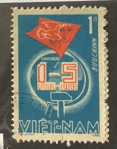 Vietnam 1986 Scott 1623 CTO - 1d, 100th Anniversary of May Day